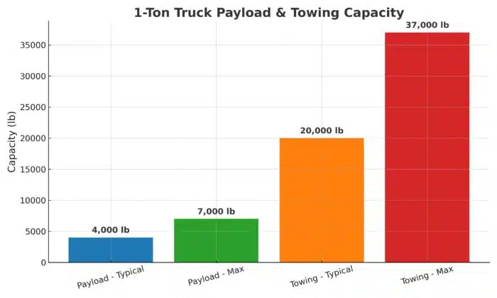 What Is A 1 Ton Truck Payload and Towing Capacity Chart