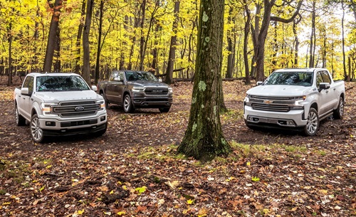 Ford F-150 vs Chevy Silverado 2500 vs RAM 1500