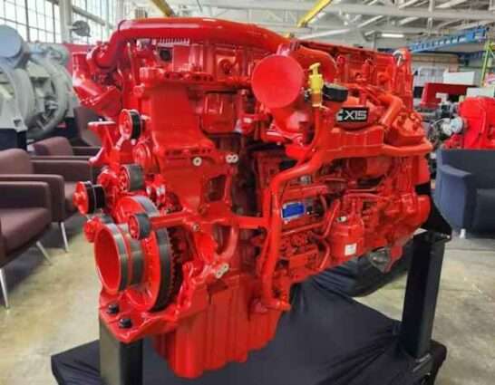 Semi Truck Engine