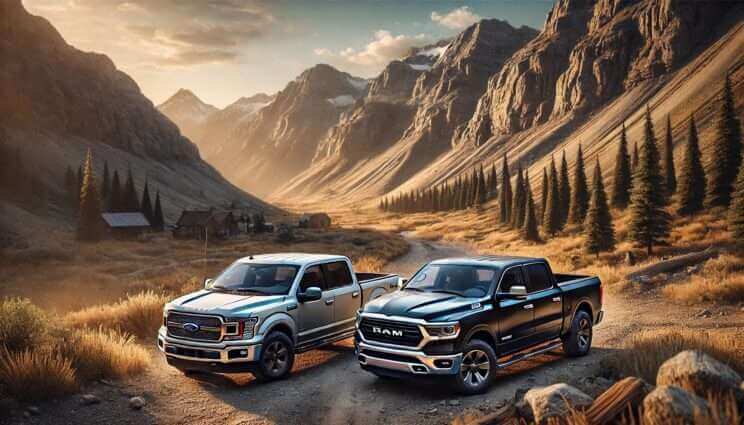 2025 Ford F-150 vs 2025 Ram 1500