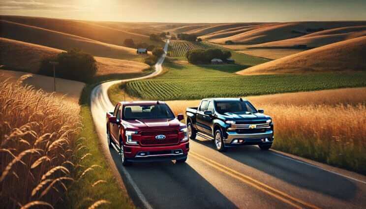 Chevy Silverado 2025 vs Ford F-150