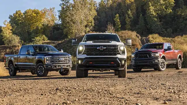 2025 Ford F-250 vs 2025 Chevy Silverado 2500HD