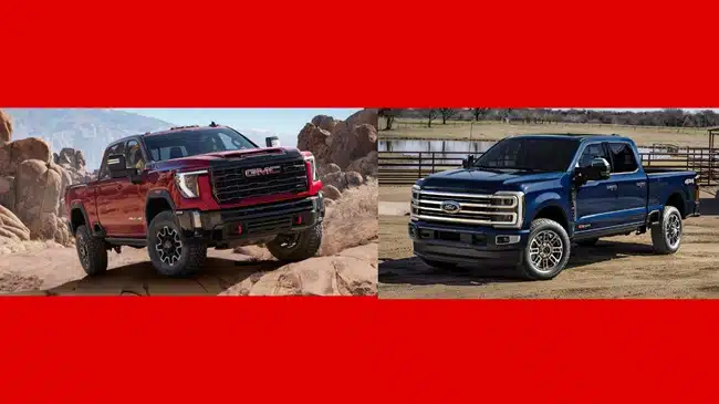 2025 Ford F-250 vs 2025 GMC Sierra 2500HD