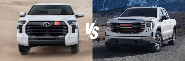 2025 GMC Sierra 1500 vs 2025 Toyota Tundra