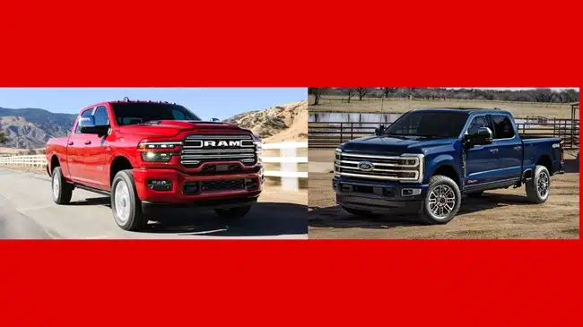 2025 Ram 3500 vs 2025 Ford F-350