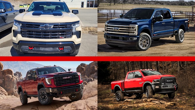 Chevy vs Ford vs RAM vs GMC